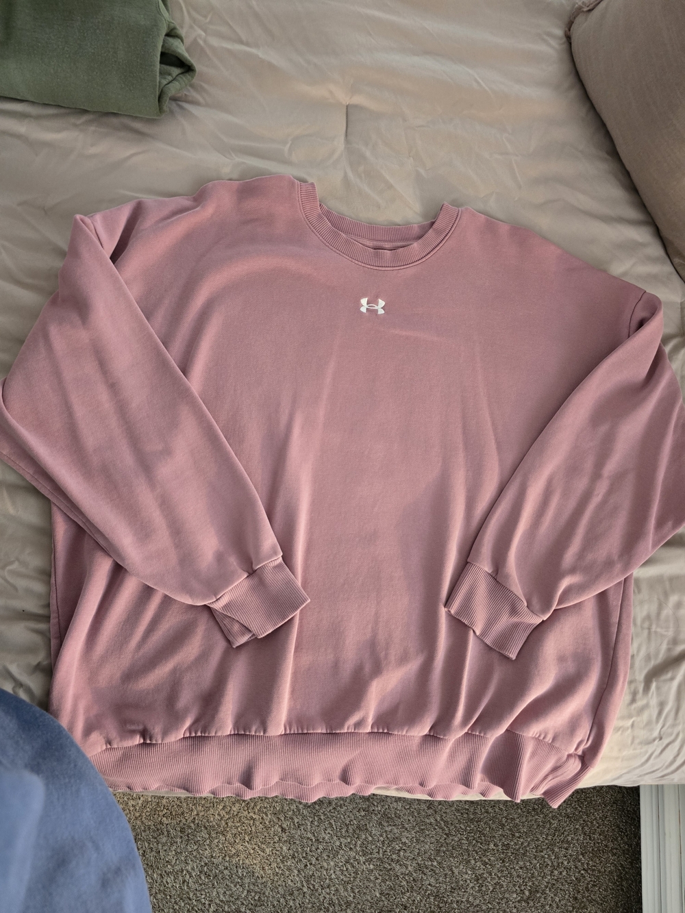 Under Armour Men's Rose Pink Crewneck Sweatshirt